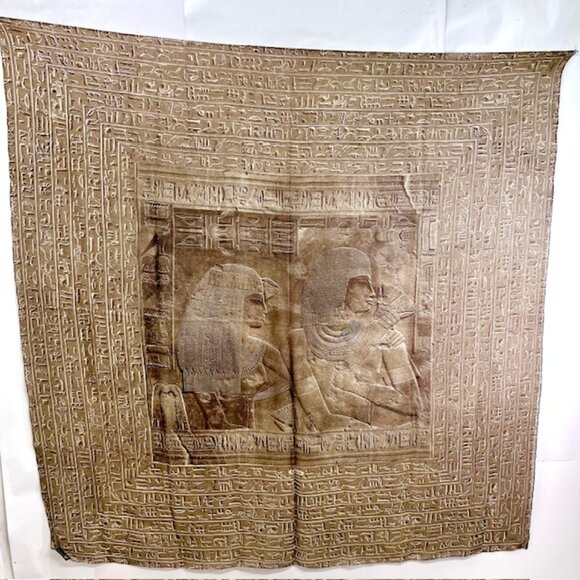 McDavid Sheer   Rayon Scarf X-Large 51"x51"  Egyptian /Tomb   Brown   Olive  (26 - Picture 13 of 14